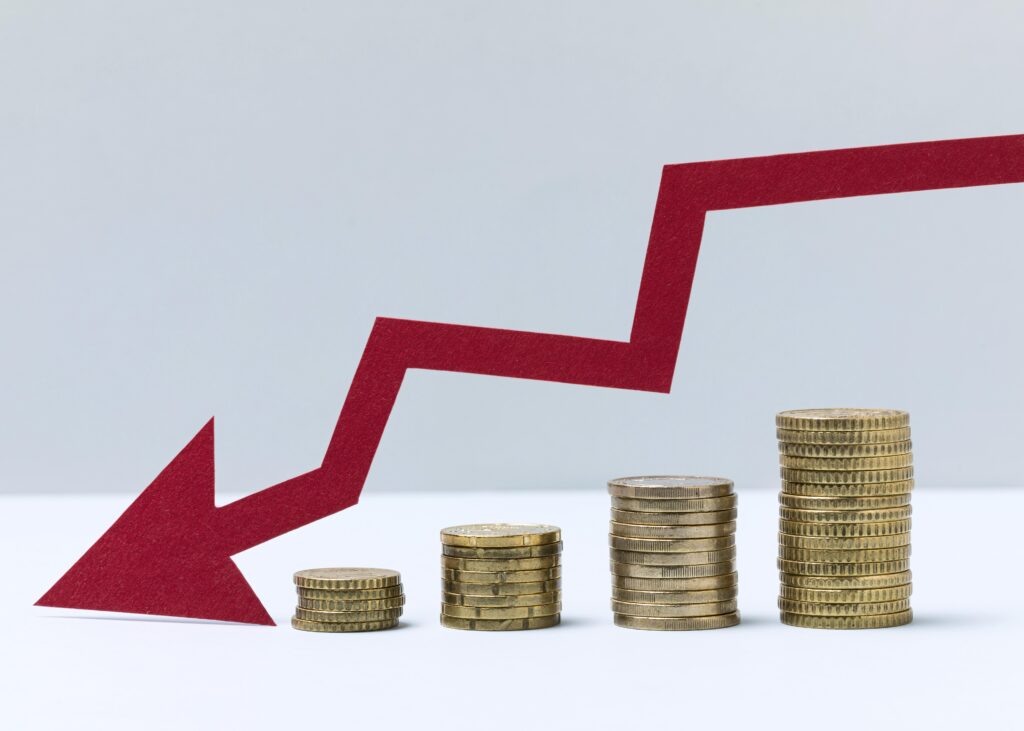illustrazione crisi economica e sovraindebitamento